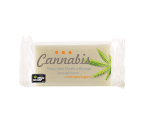 Mydło konopne z mikropilingiem 100g MedHemp