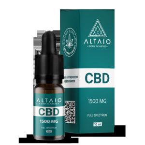 Olejek konopny CBD 15% 1500mg 10ml ALTAIO