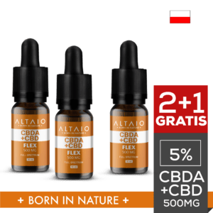 Pakiet 2+1 Olejki konopne CBD/CBDa 5% 500mg 10ml ALTAIO