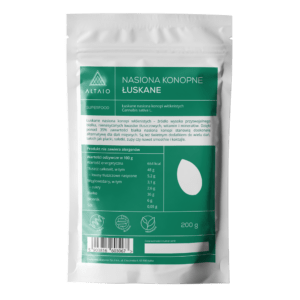 Nasiona konopi łuskane 200g ALTAIO