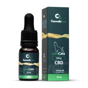 Olejek CBD dla kota 2,5% 10ml CannabiLove